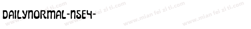 DailyNormal-n5e4字体转换