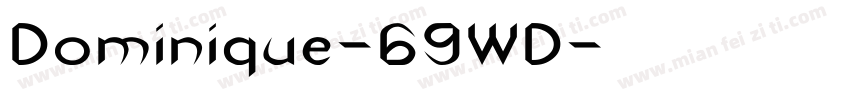 Dominique-69WD字体转换