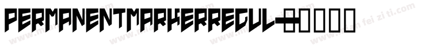 permanentmarkerregul字体转换