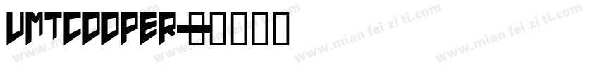 umtcooper字体转换