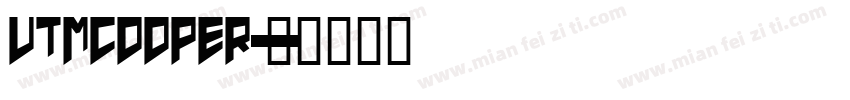 utmcooper字体转换