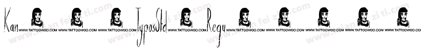 Kan410TyposStd-Regu字体转换