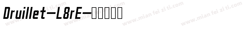 Druillet-L8rE字体转换