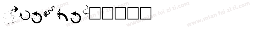 Pfeile字体转换