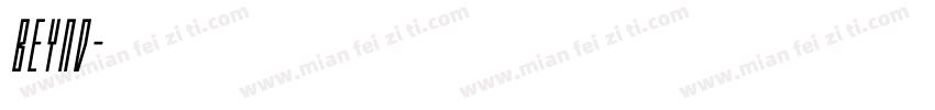 BEYND字体转换