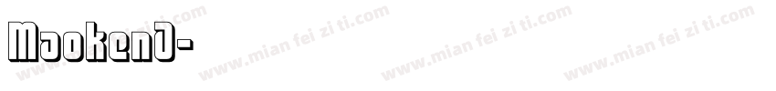 MaokenA字体转换