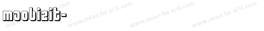 maobizit字体转换