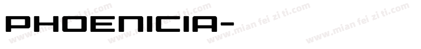 Phoenicia字体转换