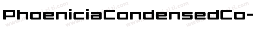 PhoeniciaCondensedCo字体转换