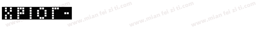 xplor字体转换
