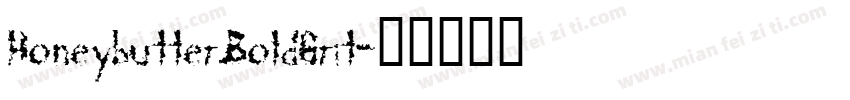 HoneybutterBoldGrit字体转换