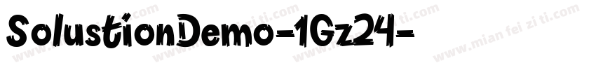 SolustionDemo-1Gz24字体转换