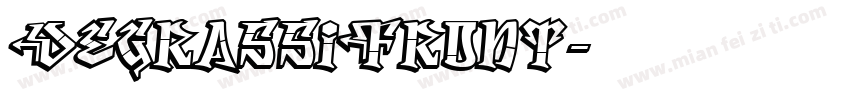 DegrassiFront字体转换