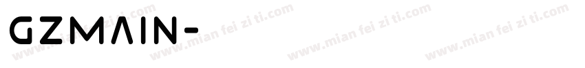 gzmain字体转换