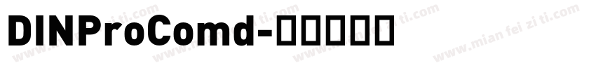 DINProComd字体转换