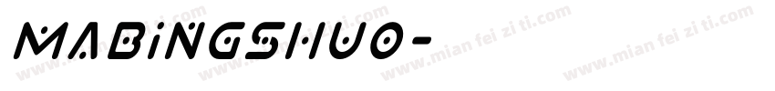 mabingshuo字体转换