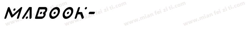 mabook字体转换