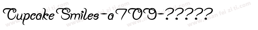 CupcakeSmiles-a709字体转换
