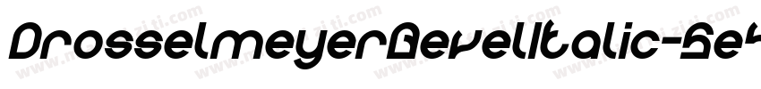 DrosselmeyerBevelItalic-5e4V字体转换