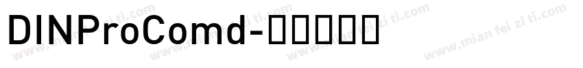 DINProComd字体转换
