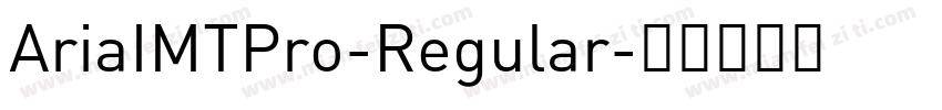 AriaIMTPro-Regular字体转换