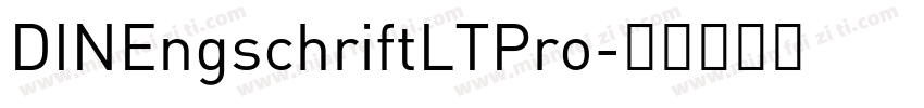 DINEngschriftLTPro字体转换