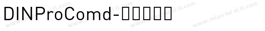 DINProComd字体转换