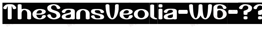TheSansVeolia-W6字体转换