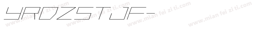 YRDZSTJF字体转换