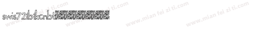 Swis721B1kCnBT字体转换