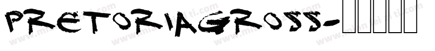 PretoriaGross字体转换