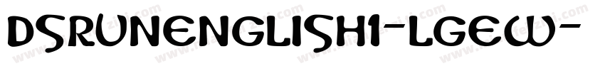 DsRunenglish1-lgew字体转换