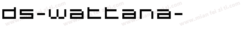 DS-Wattana字体转换