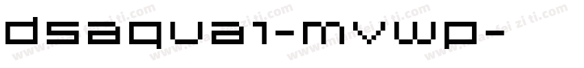 DsAqua1-MVwP字体转换