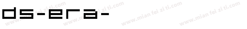 ds-era字体转换