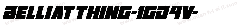 Belliatthing-1GD4v字体转换