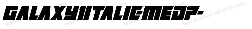 Galaxy1Italic-MeDp字体转换