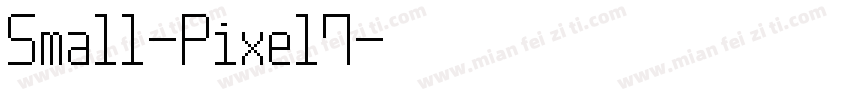 Small-Pixel7字体转换