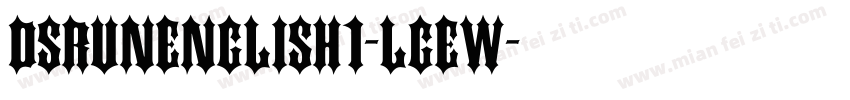 DsRunenglish1-lgew字体转换