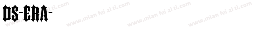 ds-era字体转换
