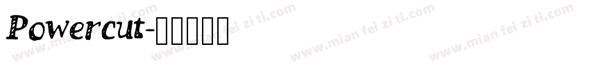 Powercut字体转换