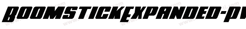 BoomstickExpanded-PwPd字体转换
