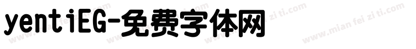 yentiEG字体转换