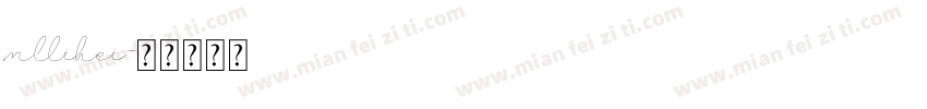 mllihei字体转换