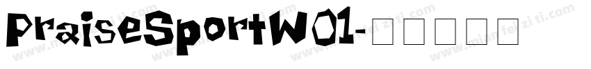 PraiseSportW01字体转换