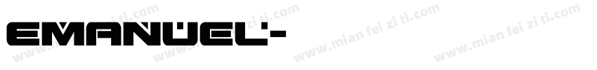 Emanuel字体转换