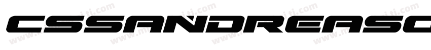 CsSandreasOutline-YzEd8字体转换