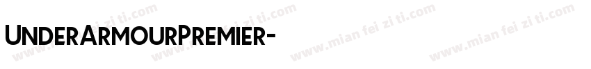 UnderArmourPremier字体转换