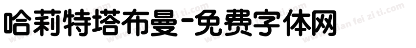 哈莉特塔布曼字体转换