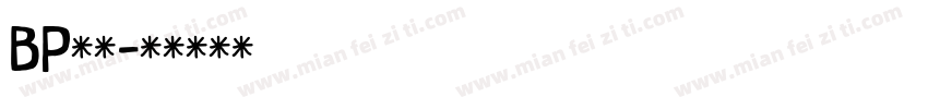 bp字库字体转换